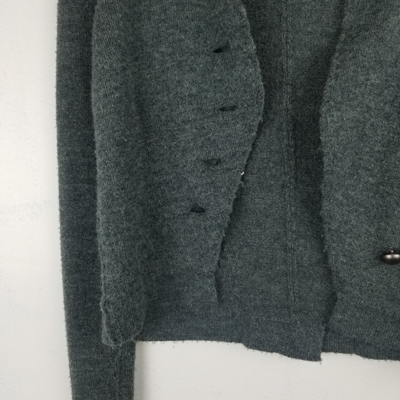 Free People Green Button Up Sweater - Picture 3 of 7